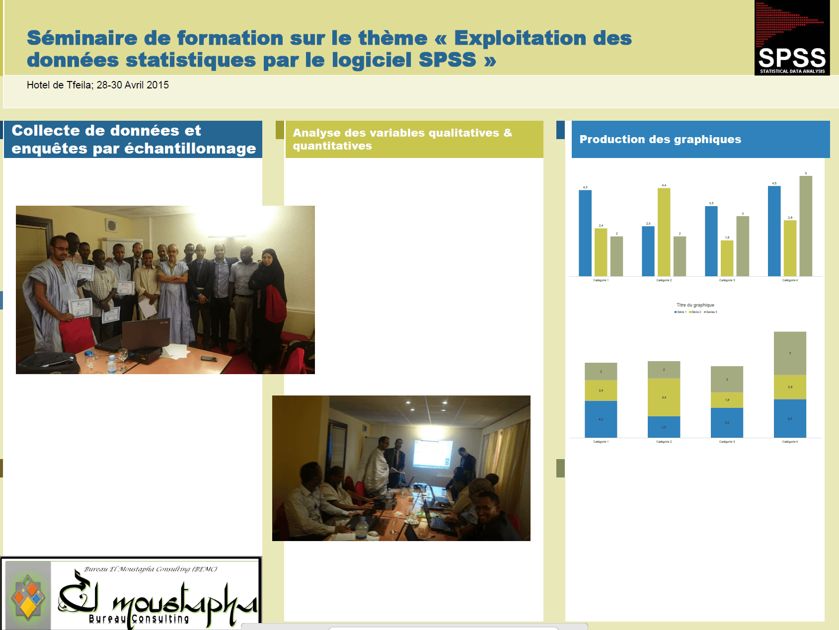 SEMINAIRE DE FORMATION SUR LE THEME « Prise en main du logiciel S.P.S.S.»