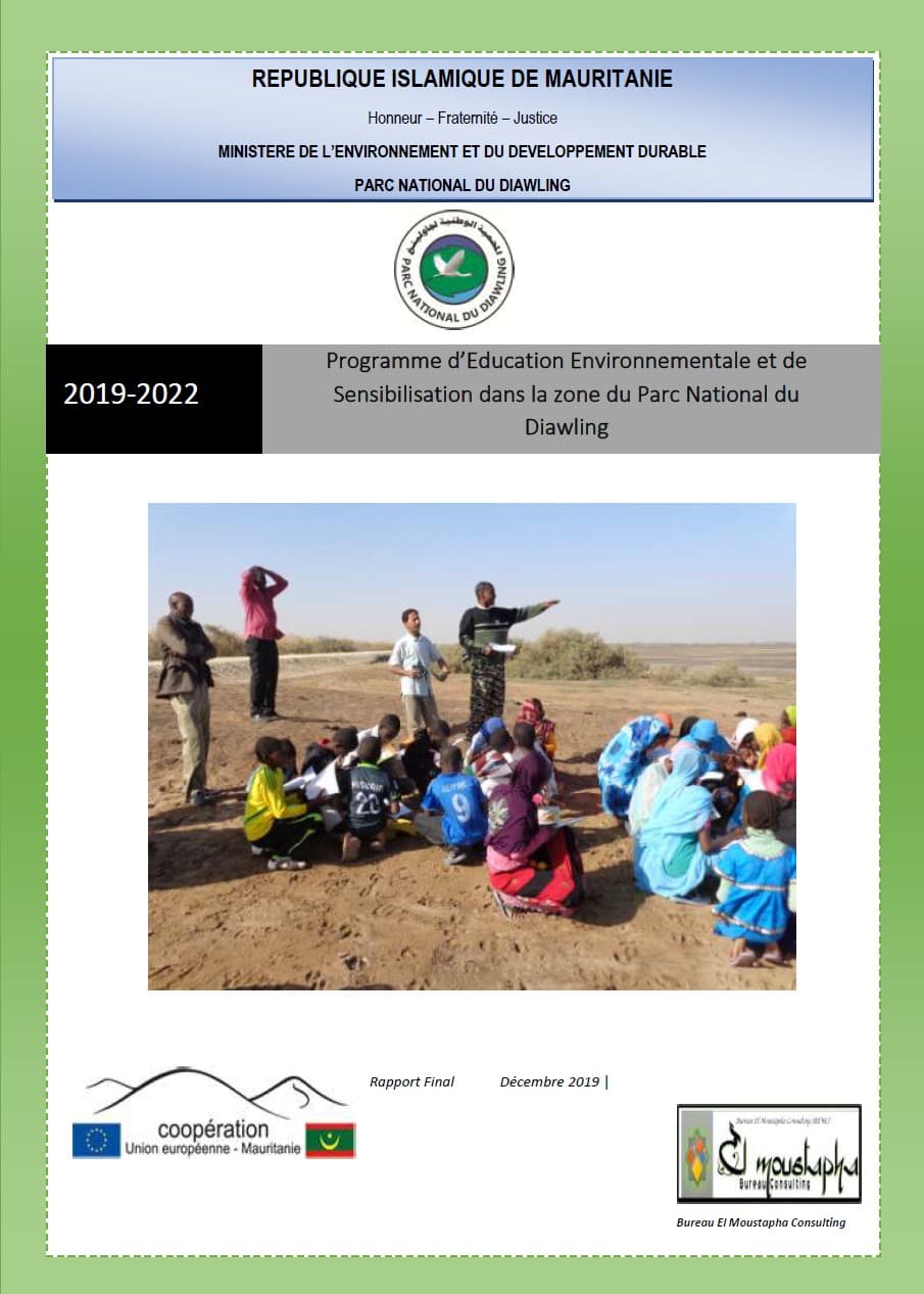 Programme d'Education Environnementale et de Sensibilisation dans la zone du Parc National du Diawling